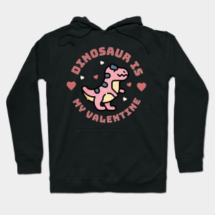 Valentine Dinosaur for Family Hoodie